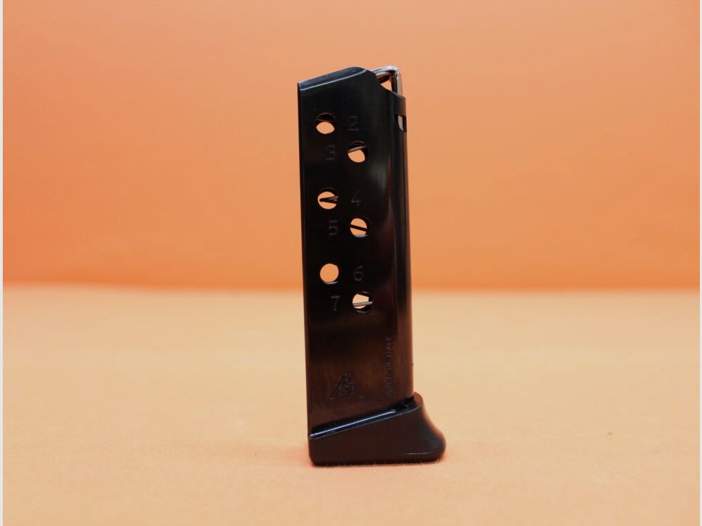 MEC-GAR Walther PPK: Magazin MEC-GAR 7-Schuss brüniert mit Magazinschuh 7,65mmBrowning