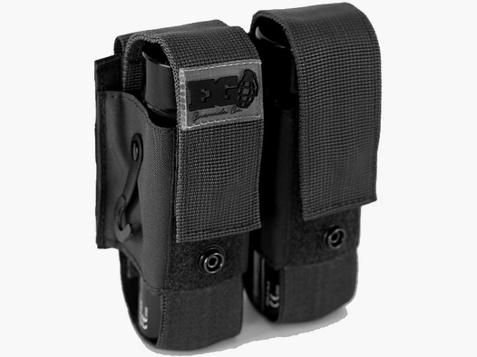 Enolagaye Rauchgranaten Molle-Doppel-Tasche (schwarz)
