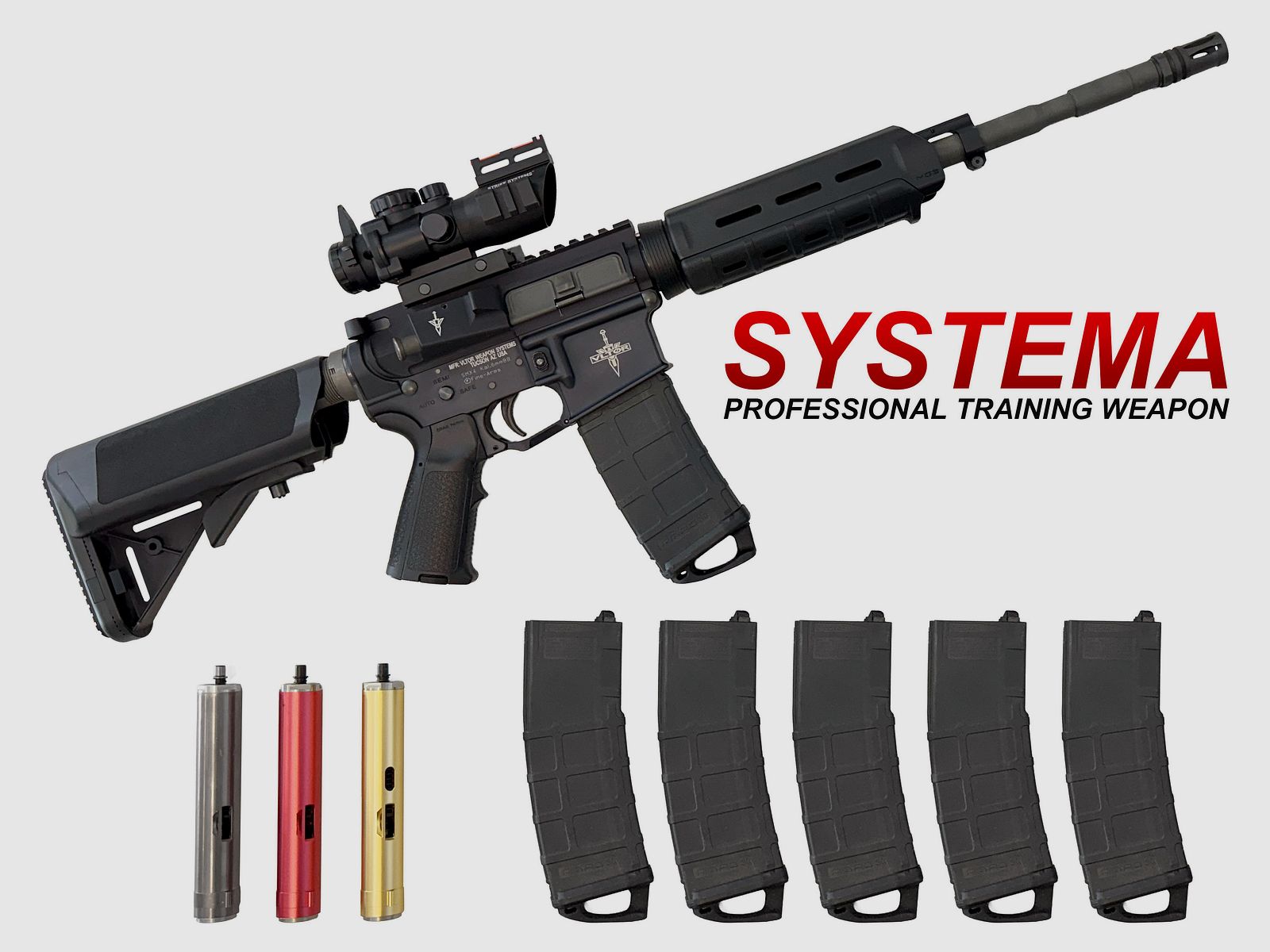 Systema PTW Super Max M4A1 CNC - 3 Cilinder M130 / M150 / M165 - Zeldzame High-End Airsoft