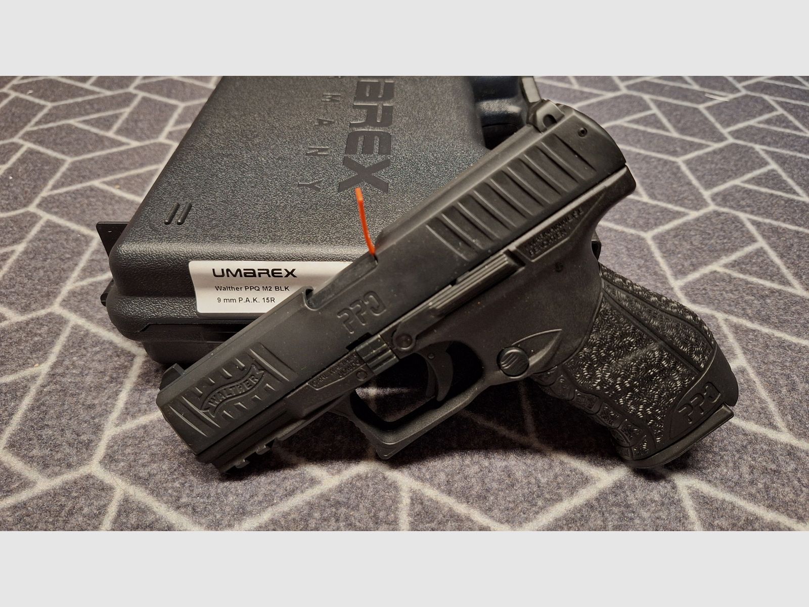 Pistolet d'alarme Walther PPQ M2 9mm P.A.K. noir NEUF !