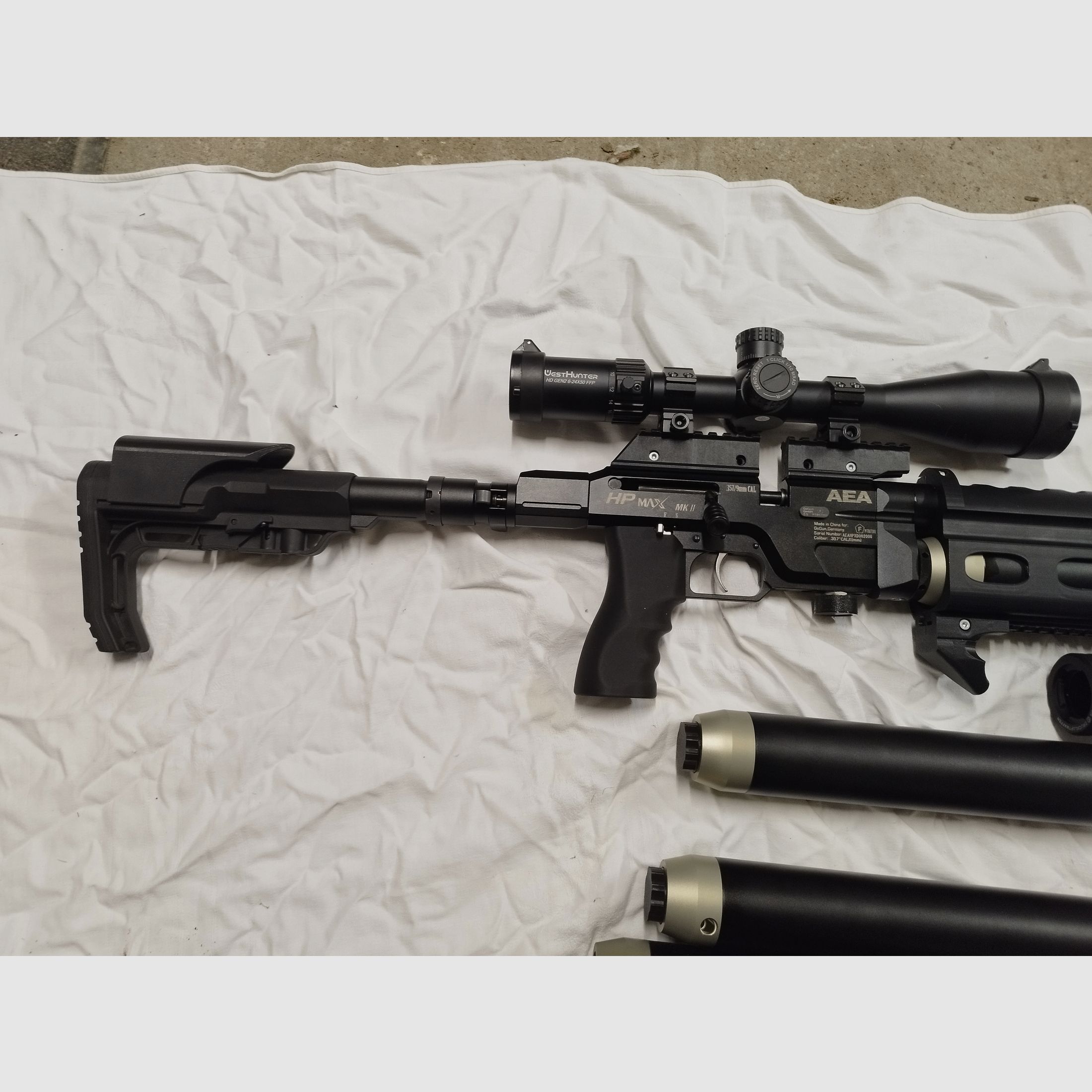 AEA HP Max MK 2 - Mega Set Jads Schalldämpfer mit Kompressor und Zubehör