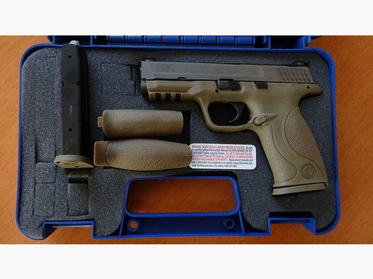 Smith&Wesson SL-PISTOL: S&W MODEL M&P9 VTAC IN FLAT DARK EARTH CAL. 9X19 MM