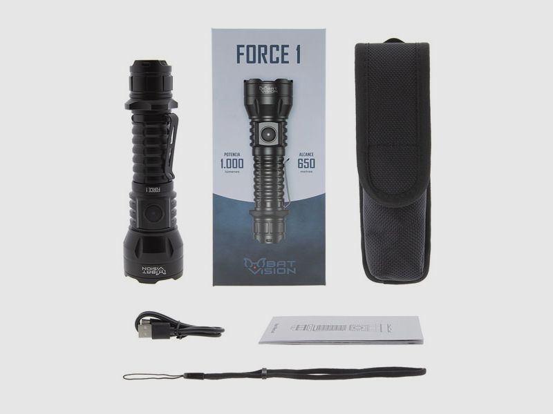 Bat Vision Force One 1000 Lumen Taschenlampe, Bild 1 von 9