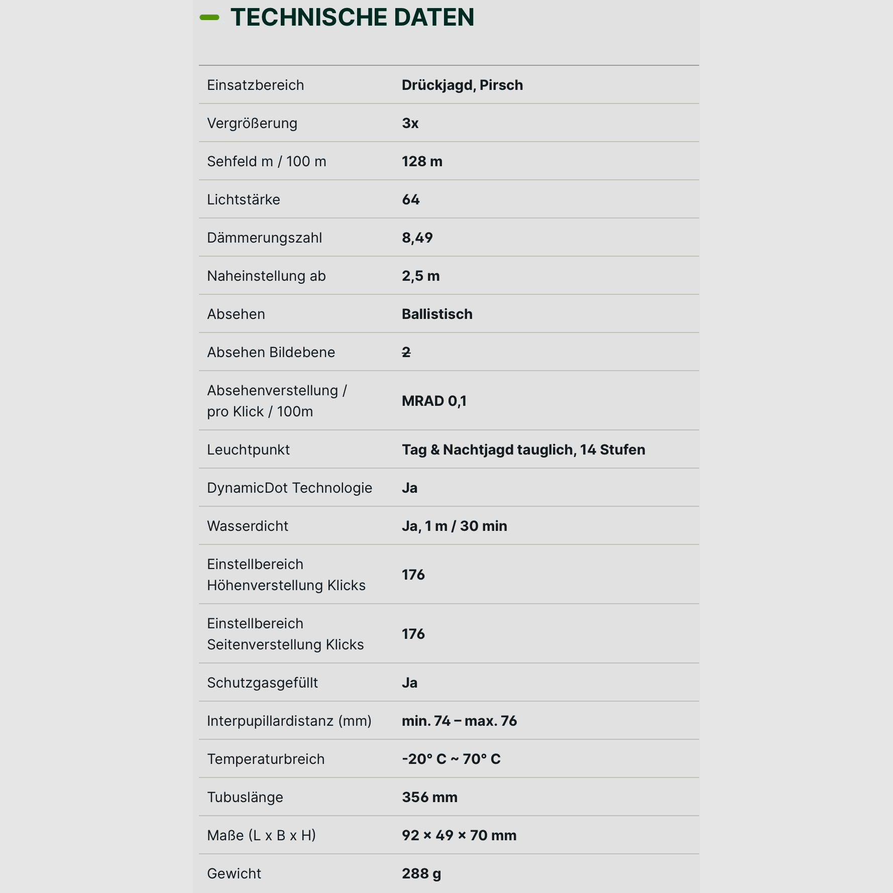 ALPEN OPTICS ALP71325LT Viseur point rouge Nevada LT Prisme 3x24 avec point rouge, 3 MOA
