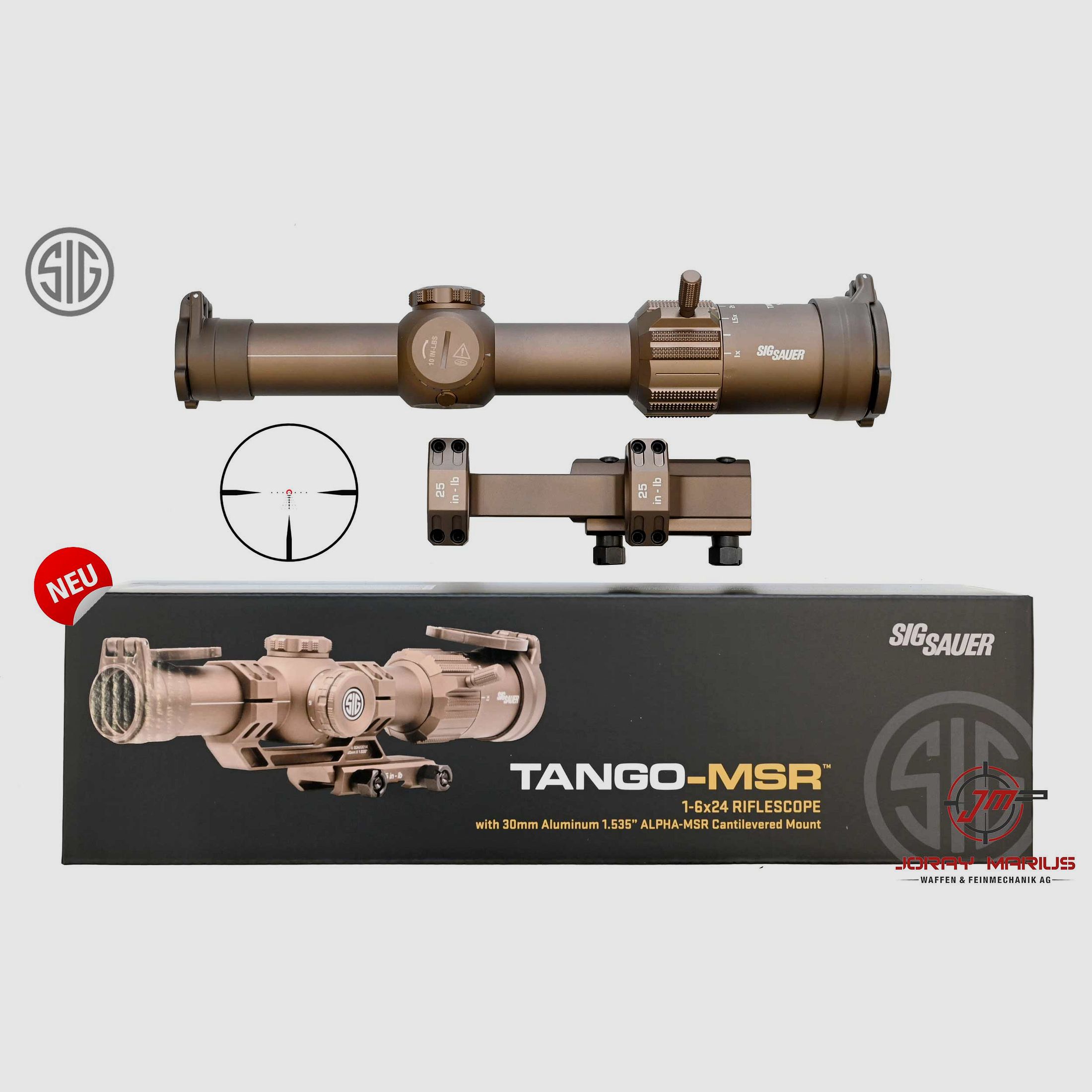 SIG Sauer Tango-MSR 1-6×24 Coyote Marrone