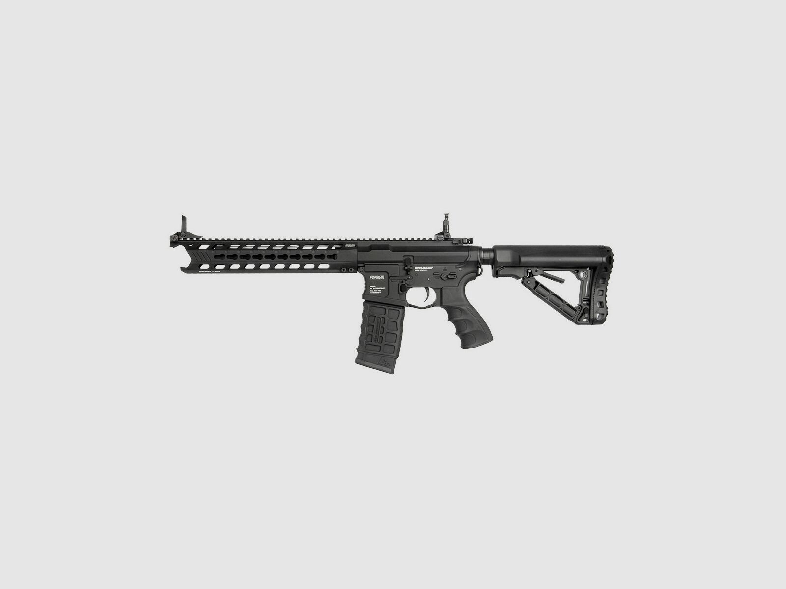 G&G GC16 Predator with ETU in black Airsoft S-AEG free from 18