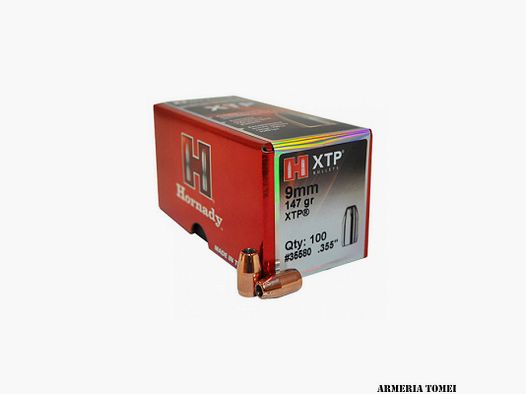 PALLE DA RICARICA – HORNADY – 9mm .355 147 gr XTP® -35580