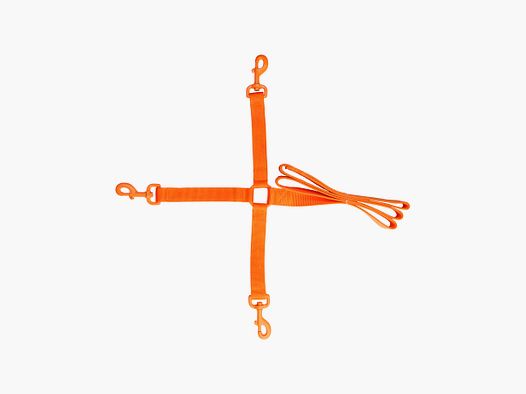 HP&G guinzaglio di addestramento 3in1 con moschettoni 140cm