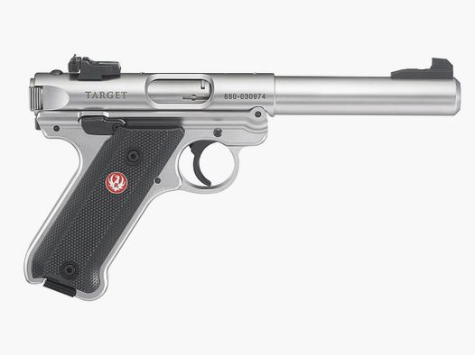 PIST RUGER MARK IV .22LR 5.1/2″ 10CPS INOX TARGET