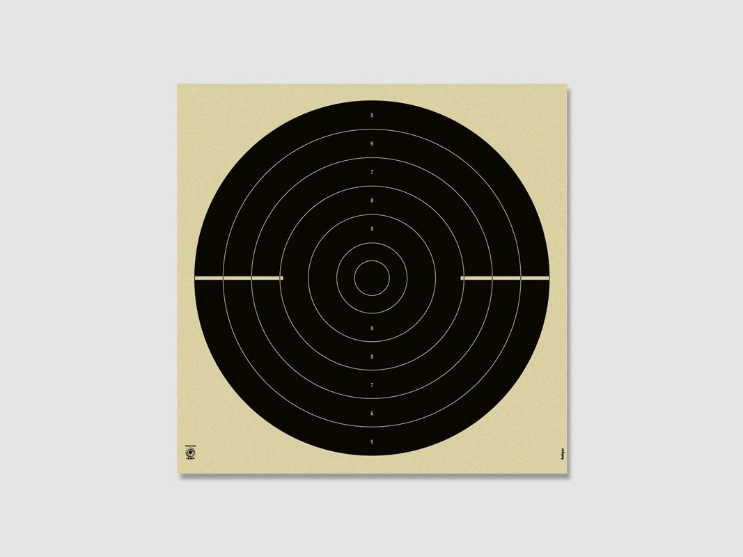 Pistolenscheiben Geschwindigkeit 25m Matt Schwarz (55*52) pro 250