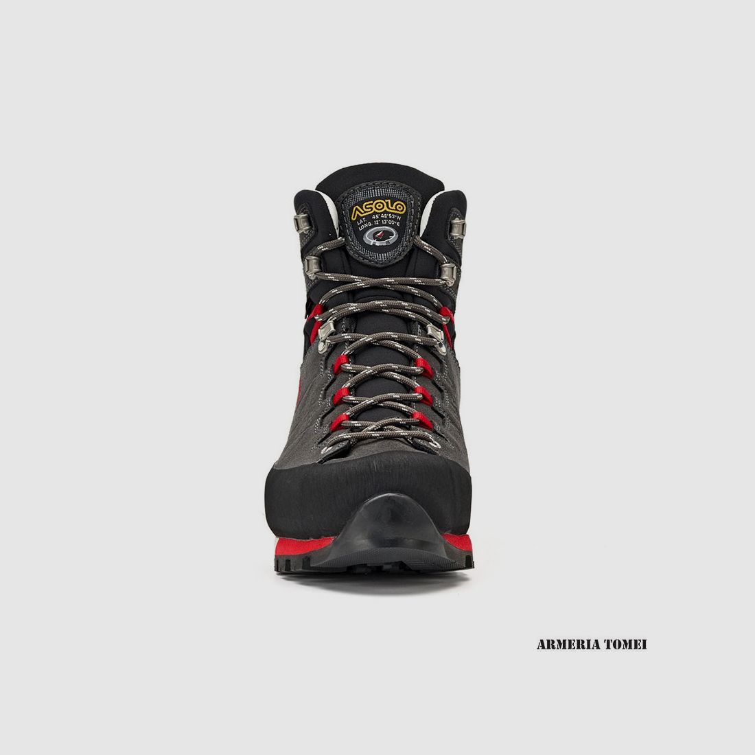 SCARPONI – ASOLO – HERREN – TRAVERSE GTX GV MM GRAU/ROT, Bild 5 von 7