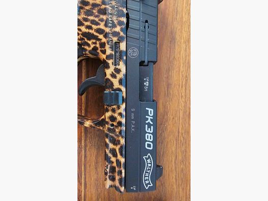 Schreckschuss Pistole WALTHER PK380 Cheetah, fast neu