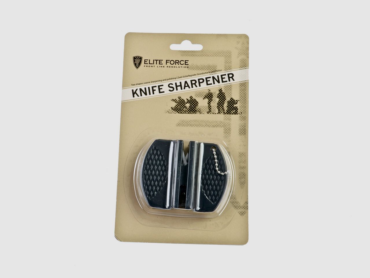 MesserschĂ¤rfer Elite Force Knife Sharpener mit 2 SchĂ¤rfegrade sehr kompakt