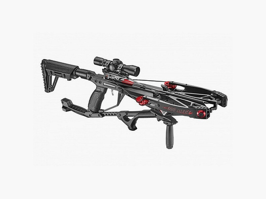 Armbrust Cobra SIEGE 150 lbs mit Köcher,  Zweibein und Bolzen