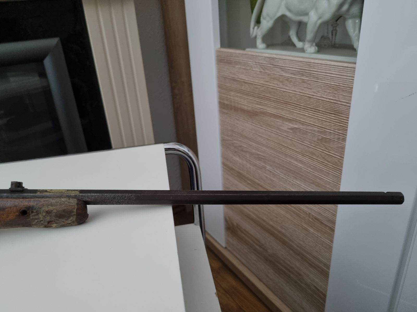 Antique air rifle presumably Oscar Wills