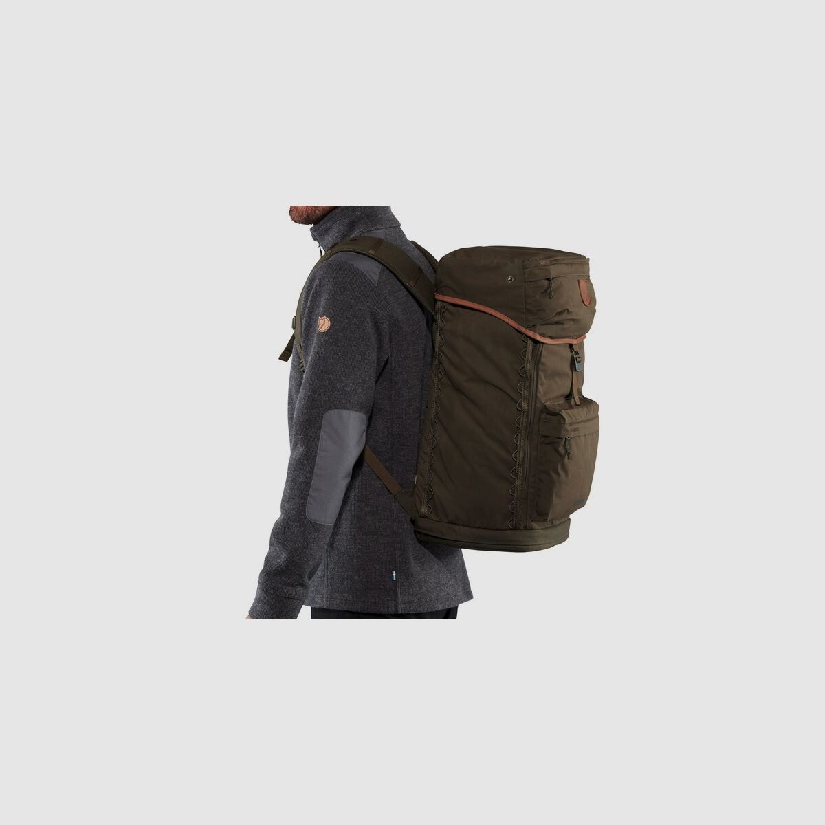 FJÄLLRÄVEN Singi Stubben Sitzrucksack Dark Olive