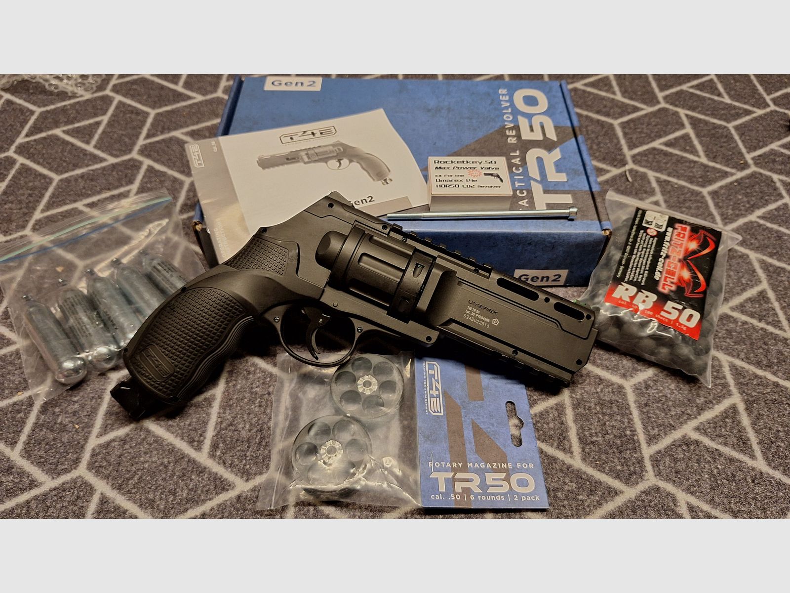 HDR50 Gen2 Revolver Co2 cal .50 - Premiumkit - Neu!