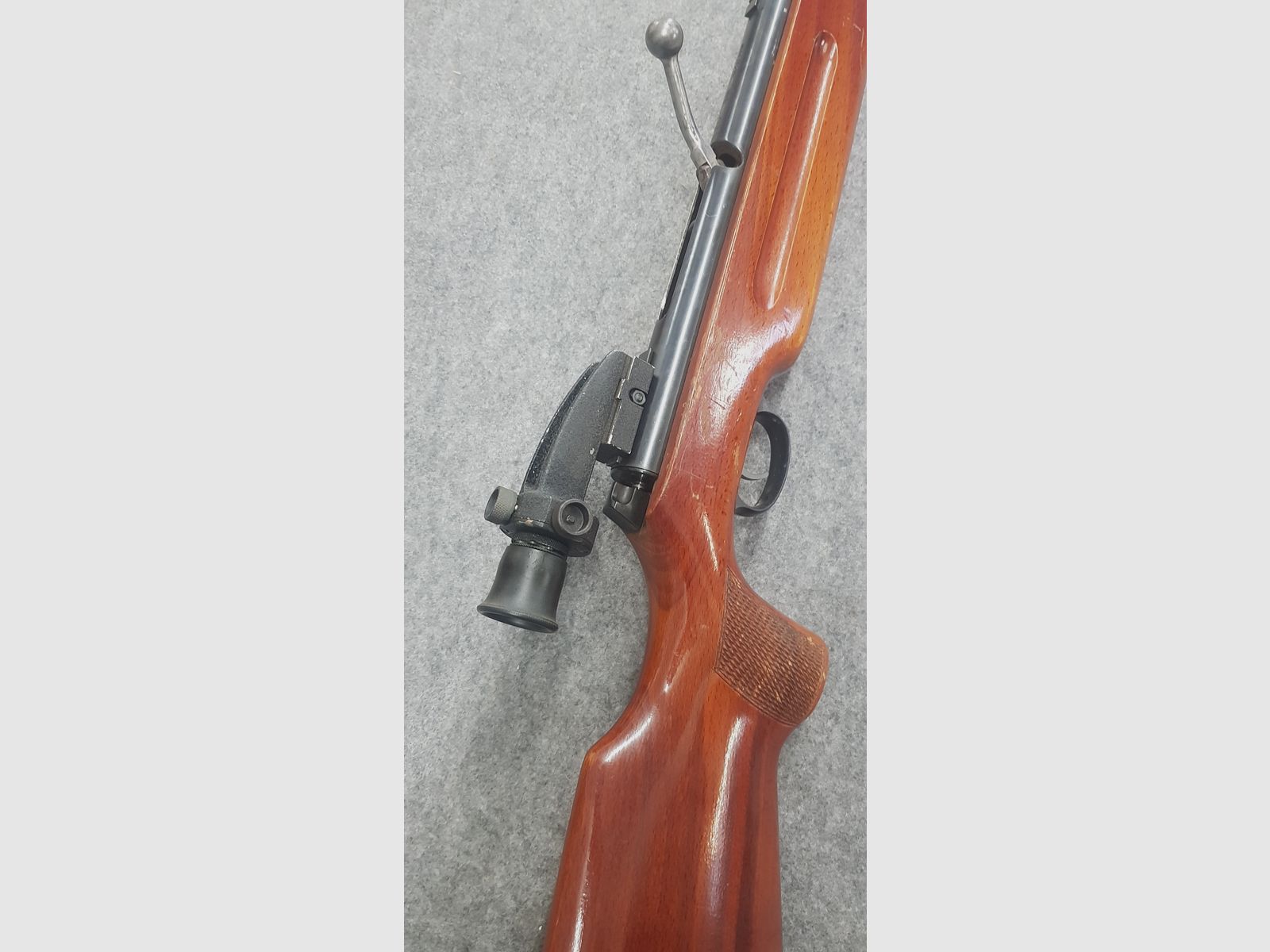 Q1 Schräger Korntunnel Halter Haenel Mod. 311  mit Feinabzug und Diopter Durchlader cal. 4,5mm Diabolo