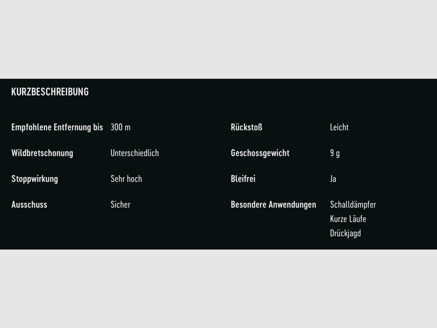 RWS 2411783 Büchsenpatronen .308 Win. Evo Green Short Rifle 9,0g 139grs.