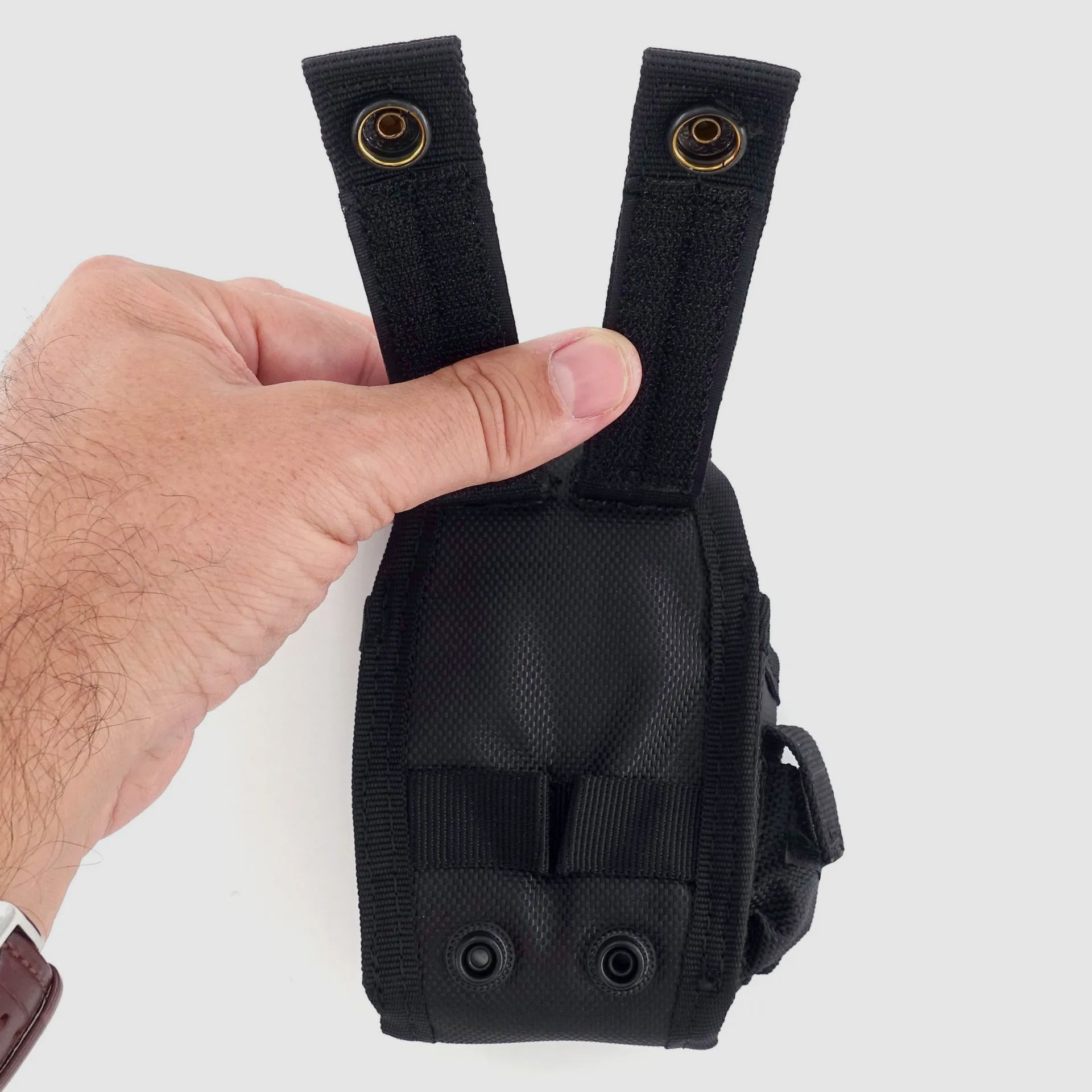 Handcuff Pouch w/Molle and Belt attachments (Black) Patrol Equipment, image 2 sur 4