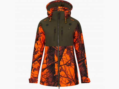 the Lake You Drive Hunt Jacket Safety Pro Ladies (Olive/Tecl-Wood Blaze) | L