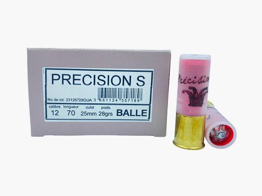 BOX MIT 10 PATRONEN JOCKER PRECISION S GALBO 28G KAL.12/70 GESCHOSS