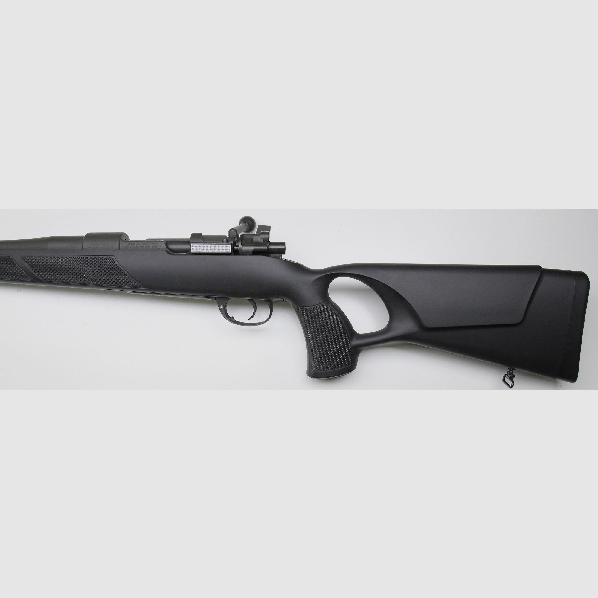 Faude 98er Custom, kal. 308 Win. z tworzywa sztucznego z otworami i powłoką Ceracote