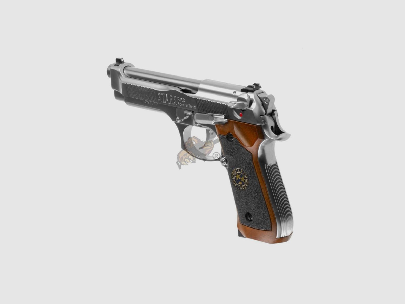 M92 Mod. Samurai Edge GBB CO2 Srebrny Całkowity Metal (Srebrny/Drewno) Airsoft -F-