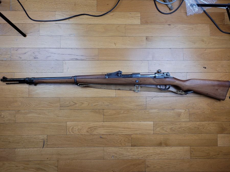 Bon Gewehr 1898 oder G98 – Preußen 1. Weltkrieg – Spandau 1910 – Originalkaliber – Ersatzbretelle – BE/BE+, Bild 2 von 25