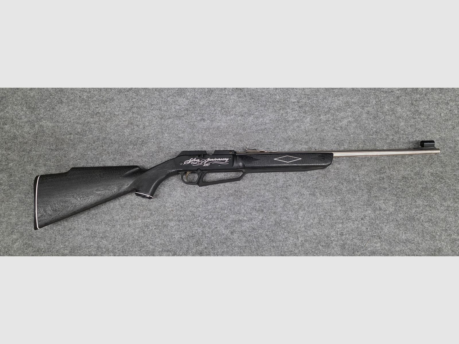 Sondermodell Rarität Silver Anniversary Collector's Edition Jubiläums Modell Unterhebel Vorkomprimier Luftgewehr Daisy Powerline Modell 880 Rogers Airguns USA