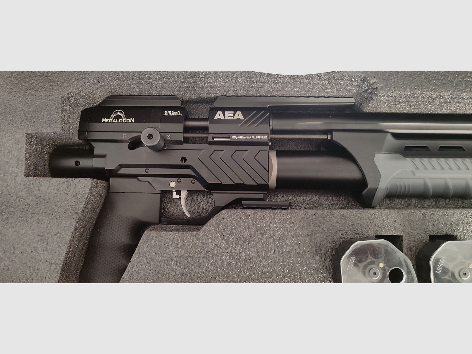 Fucile ad aria compressa AEA Megalodon F-Serie 7,5 Joule Nuovo! + Borsa per armi!