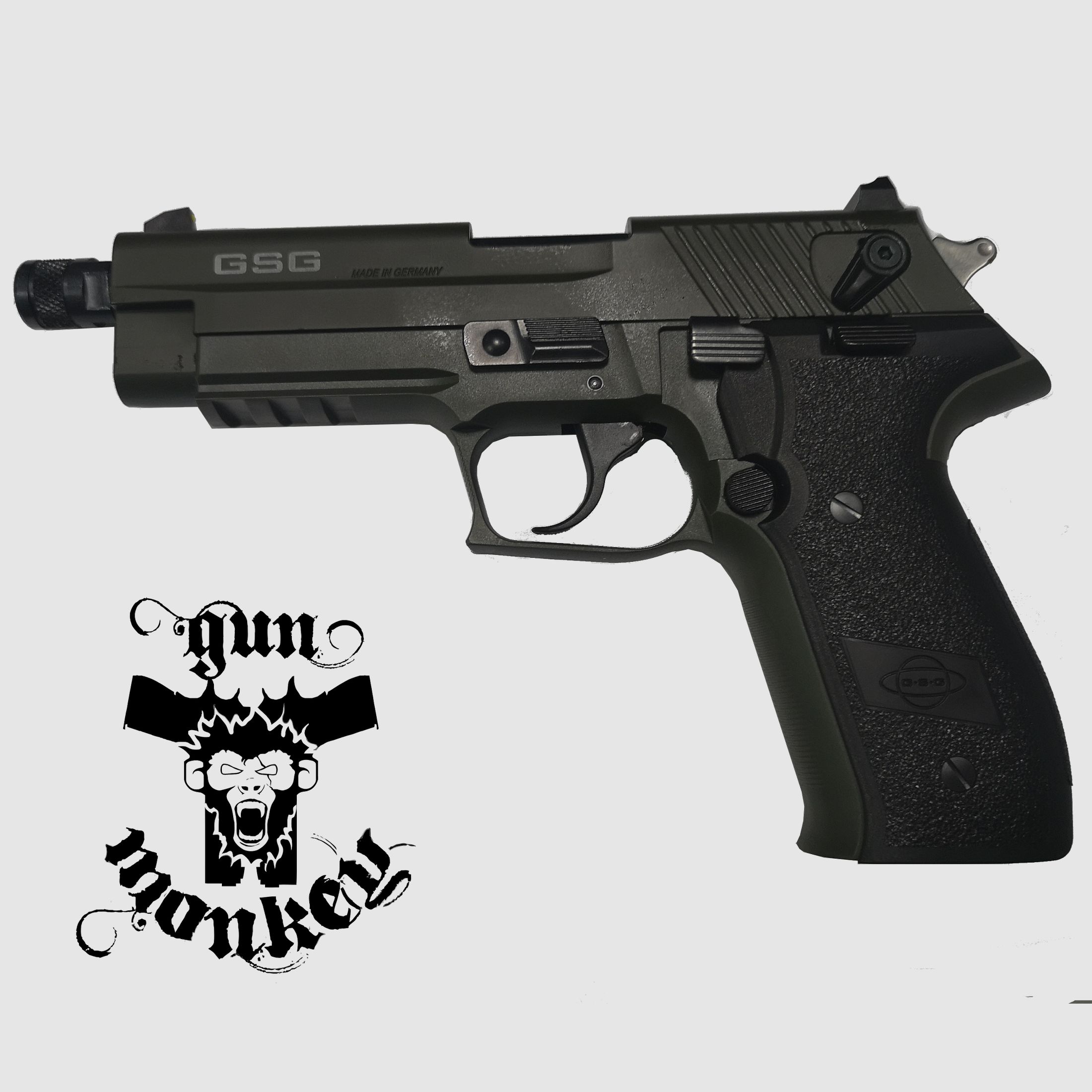GSG FireFly SD OD Green Pistole cal. .22LR (400.11.71)