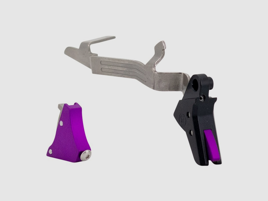 Timney Alpha Trigger per Glock Gen5 – G17/19/34 – 3lbs (1,3kg) – Viola, immagine 2 di 2