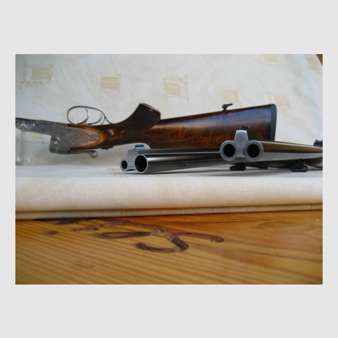 Ziegenhahn & Syn Double Rifle Big Five z wymienną lufą w zestawie z amunicją !!, zdjęcie 8 z 10