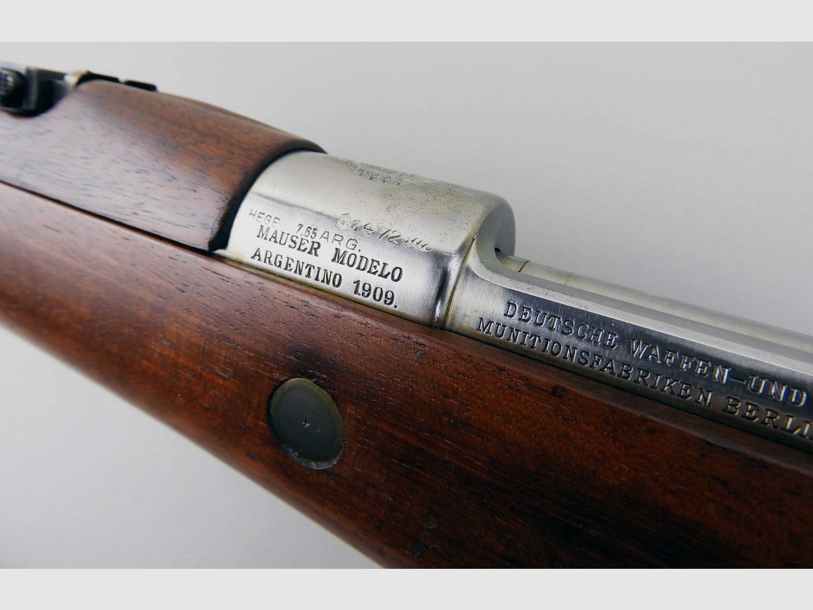 Gewehr DWM mod. Mauser Argentino 1909 Kal. 7,65×53 Seriennr. E1058, Bild 3 von 15