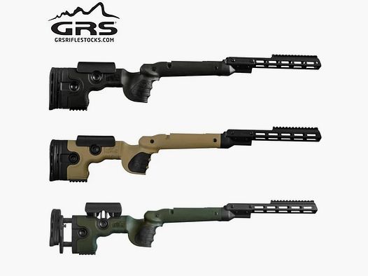 Der GRS Warg ist ein Schaft, der für das Long Range-Schießen entwickelt wurde: Schützen, die Frontmontage-Optiken oder hochmontierte Bipods verwenden.