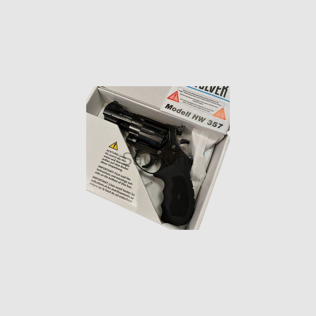 Revolver - Weihrauch Arminius HW 357 Hunter mit Zubehör & sofort versandfertig