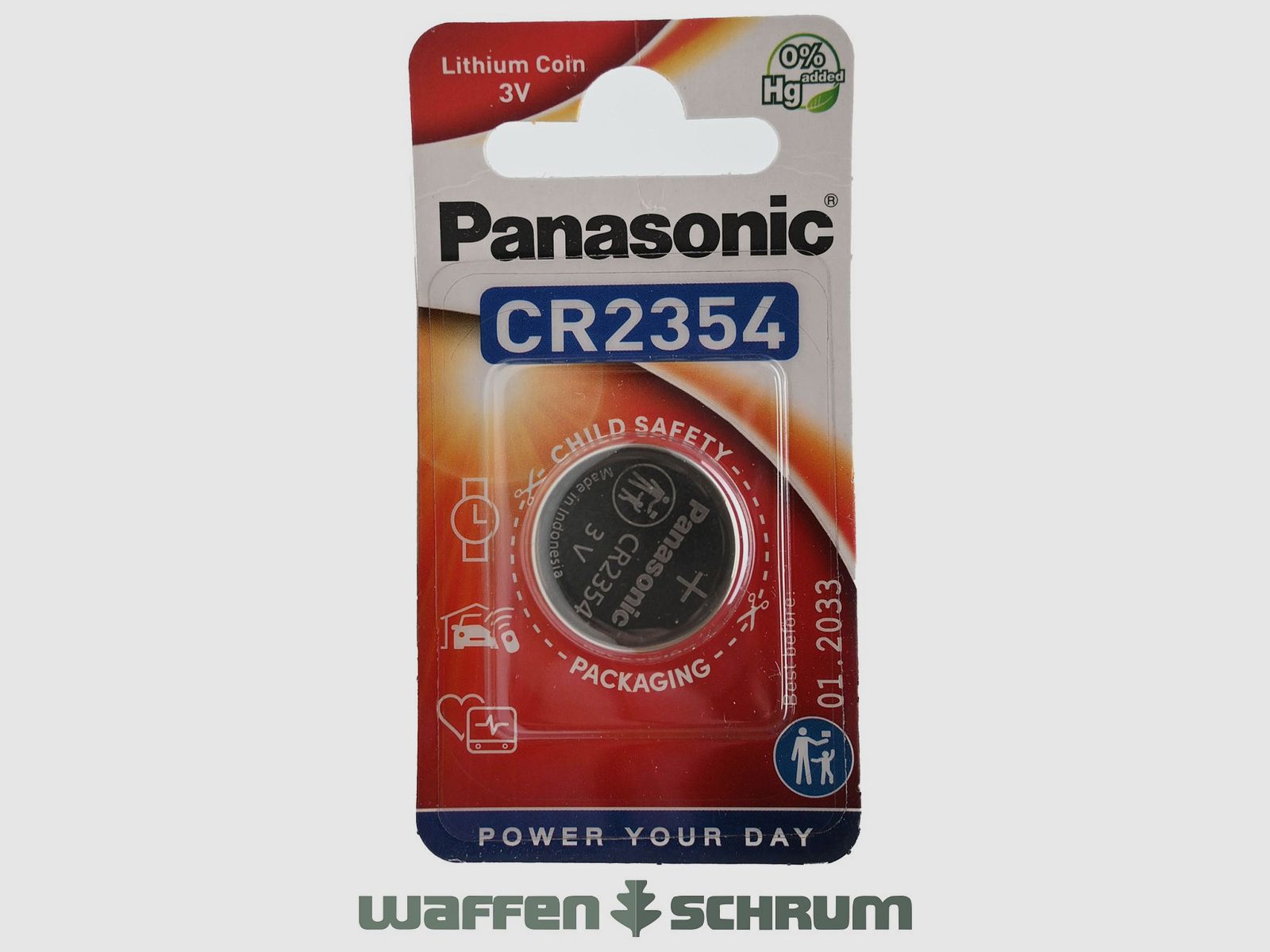 Batteria Panasonic CR2354 per cannocchiali Meopta