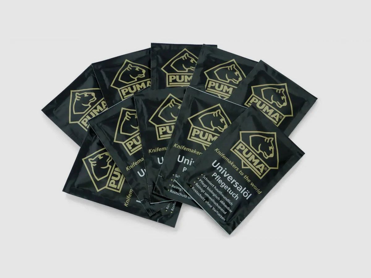 PUMA Panno per la cura dell'olio universale (Ballistol), 10 pezzi