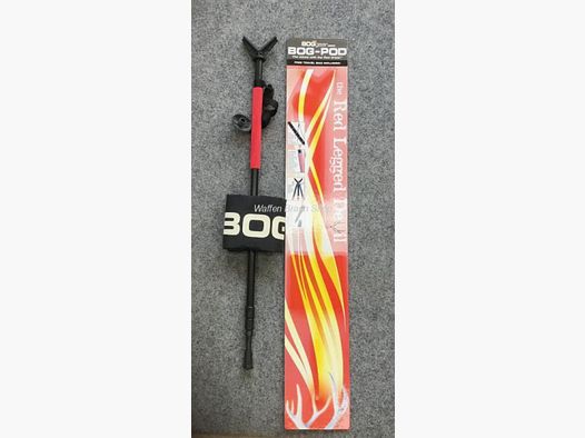 Zielstock Einbeinig von BOGgear BOG-POD ausziehbar von 75cm auf 180cm.