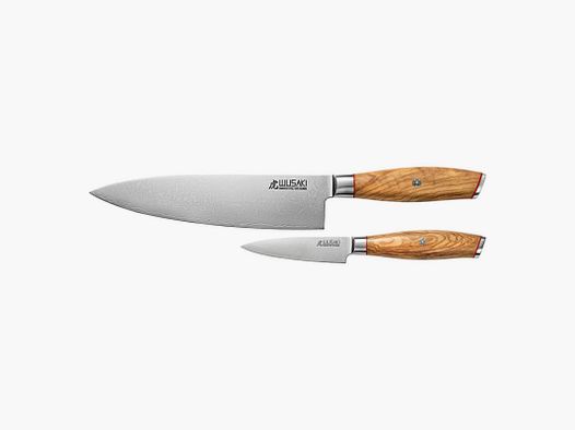 COFFRET 2 COUTEAUX WUSAKI DAMAS 10CR