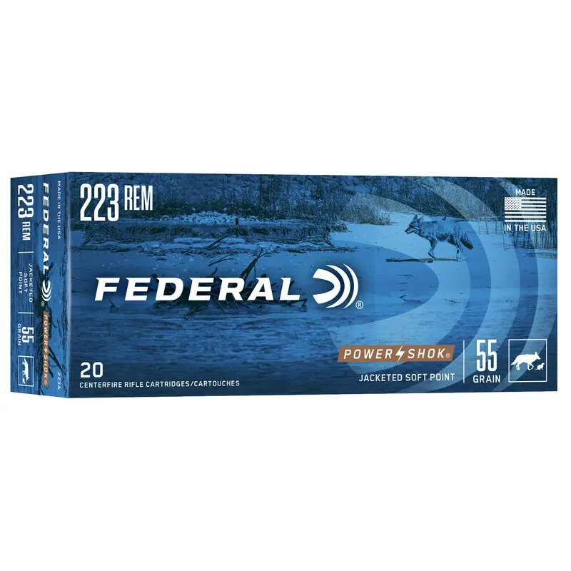 Amunicja FEDERAL .223Rem. Soft Point 55 grs