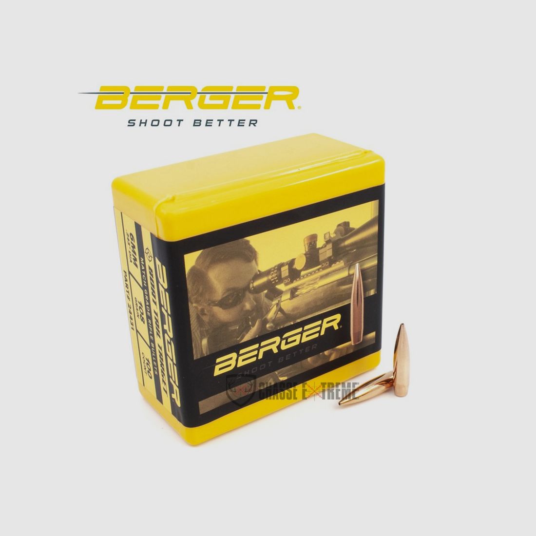 100 Geschosse BERGER Kal 6mm 108gr BT Target, Bild 1 von 2