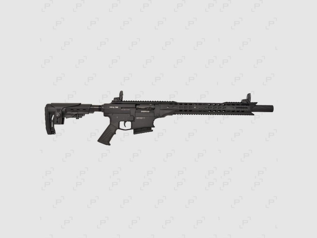 Fusil semi-automatique DERYA MK-12 Noir Garde main long calibre 12/76