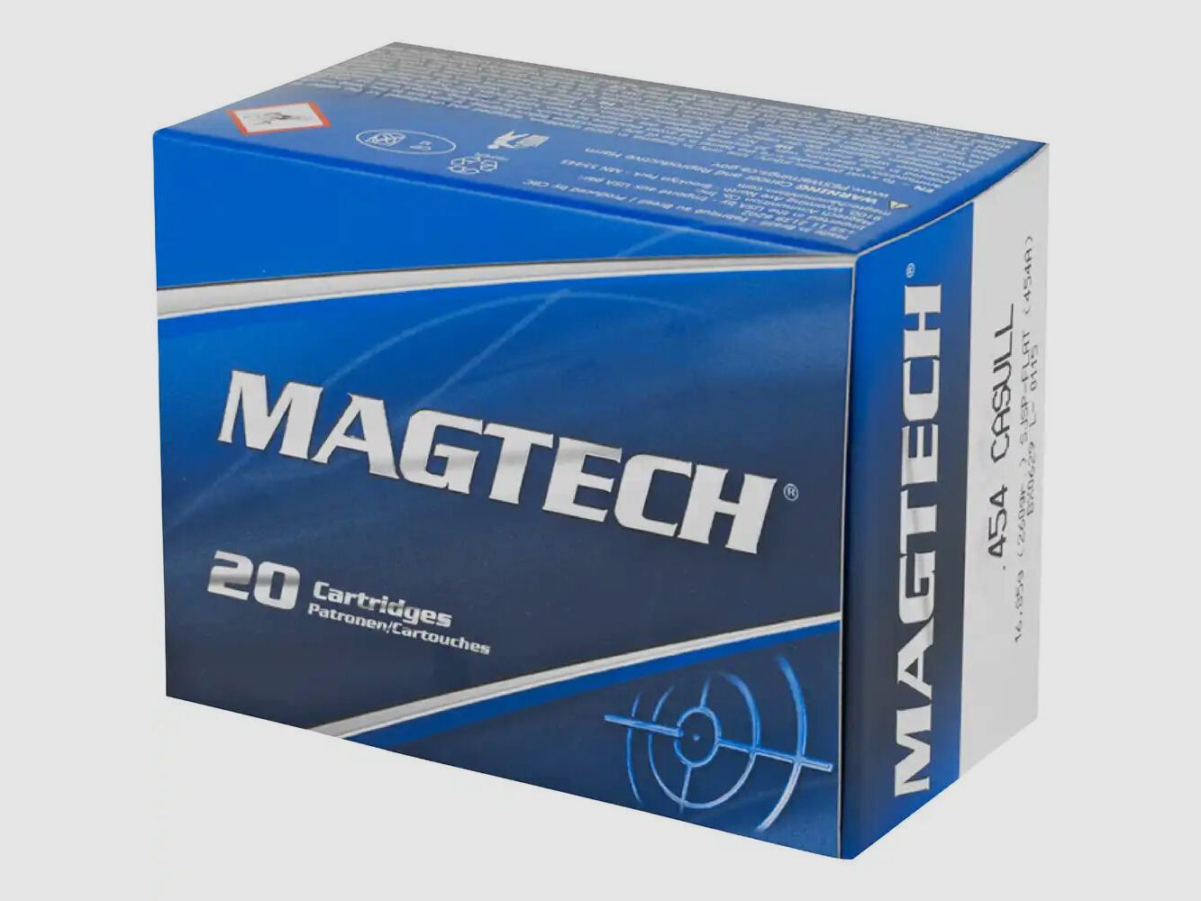 Magtech SJSP 16,8g/260grs à20 .454 Casull