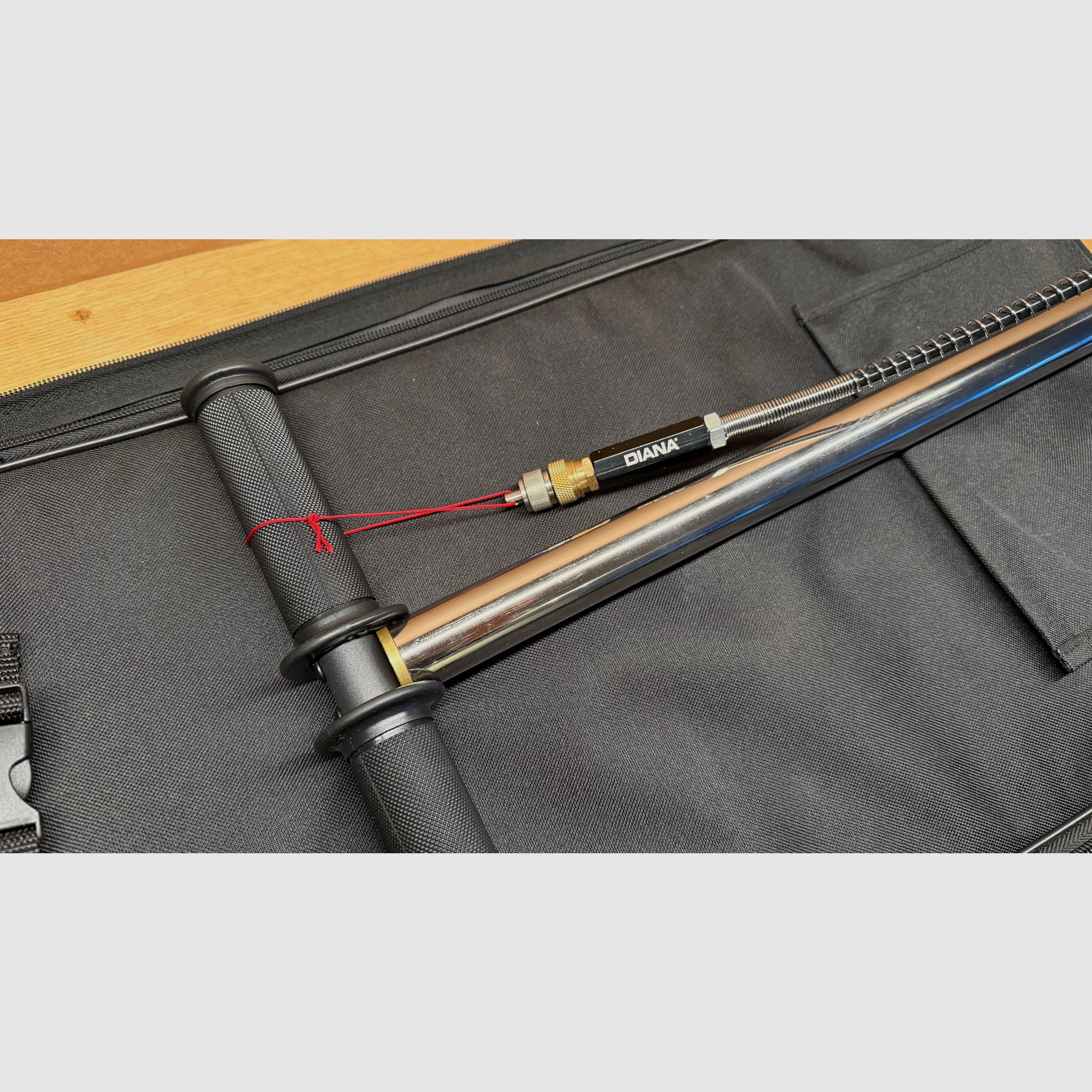 Pressluftgewehr Walther 1250 Dominator FT stock in plastica, scope 8-32x56, suppressor e bipiede calibro 4,5 mm incl. accessori !!!, immagine 7 di 8