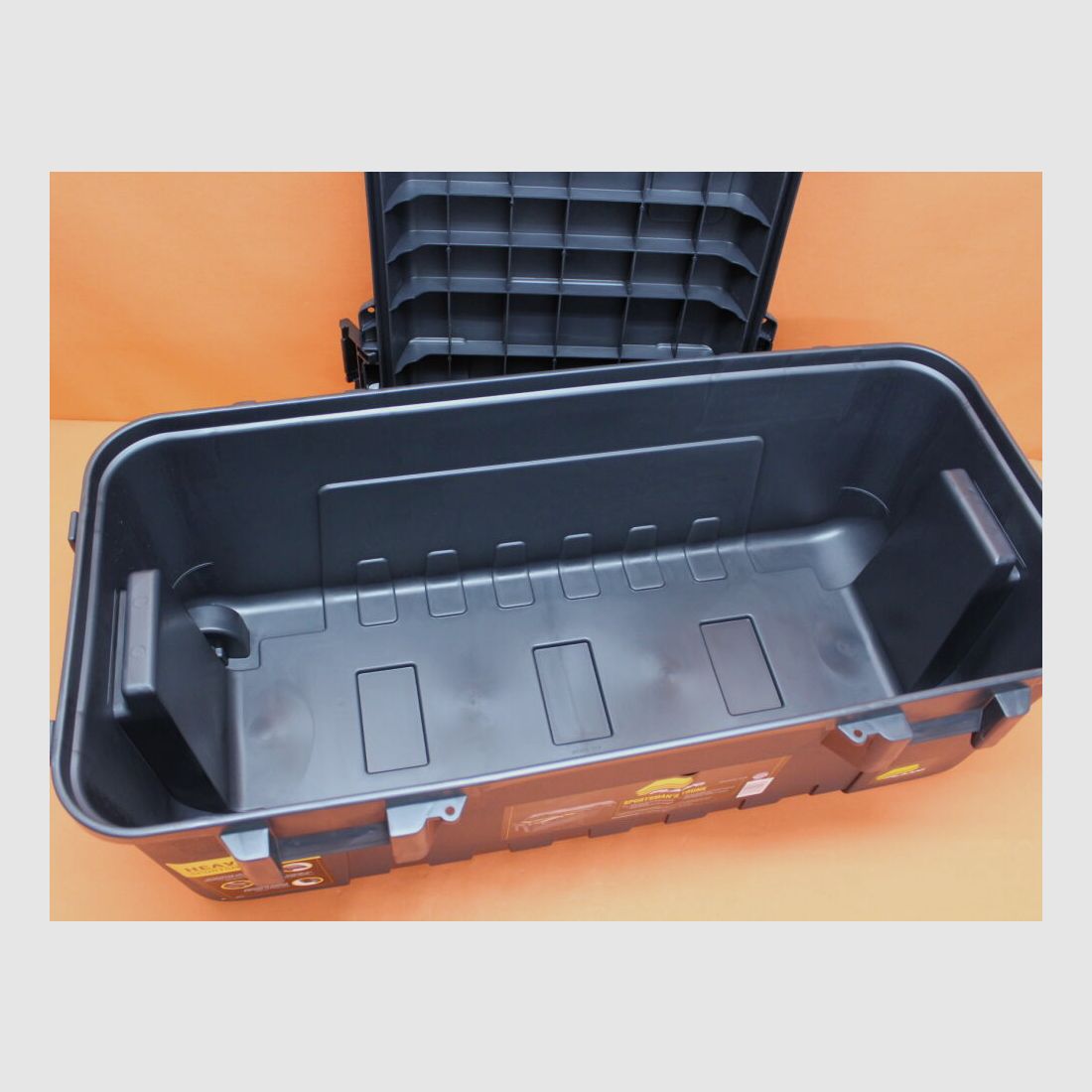 Plano Plano Large Sportsmen Black Trunk w/Wheels: Untensilien-Box Polymer schwarz ca. 96/46/36cm
