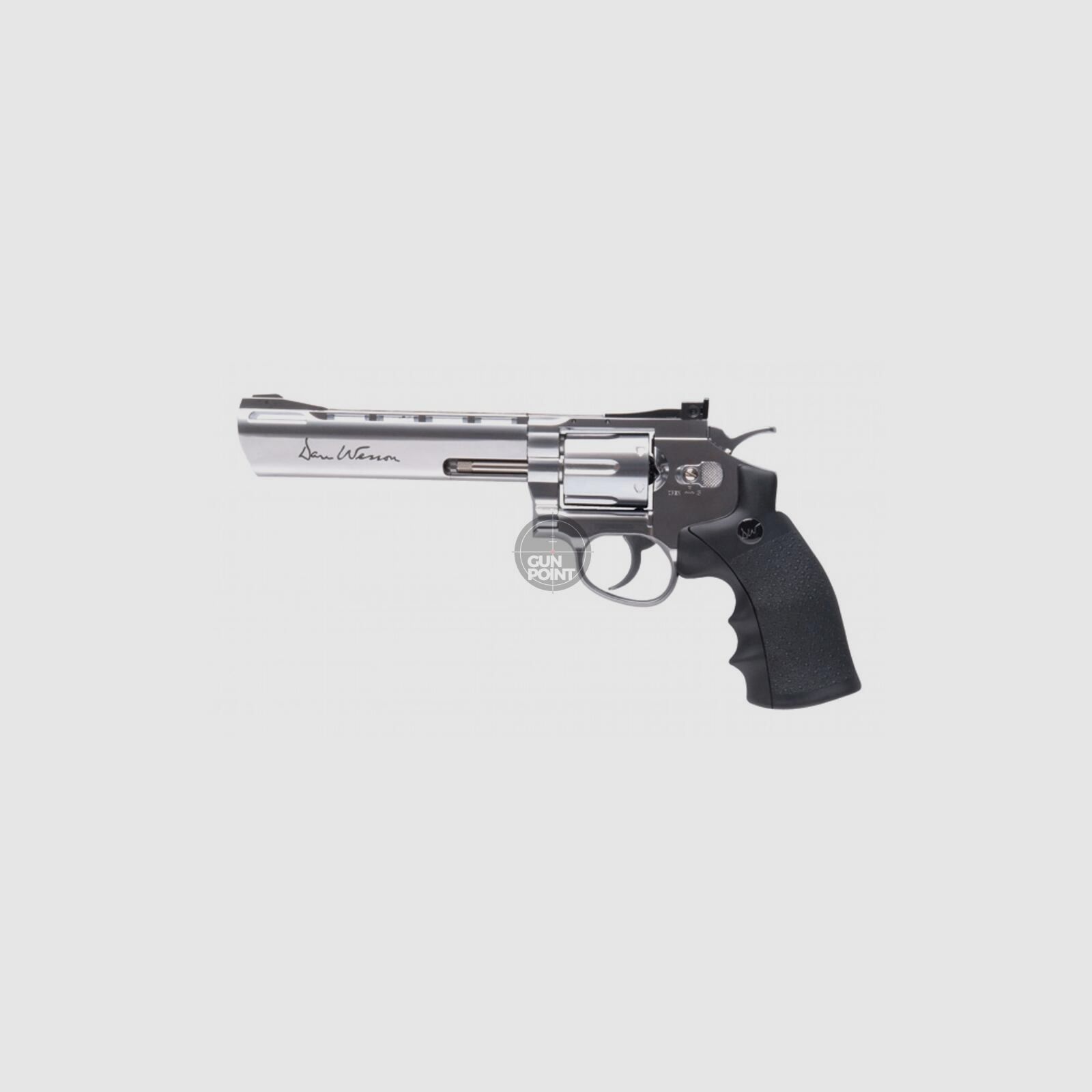 Luftpistole - Dan Wesson 6" Co2-System NBB Silber - Kal. 4,5 mm