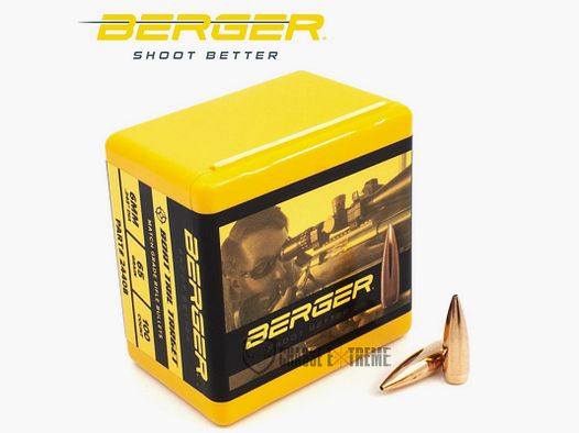 100 Kogels BERGER Kal 6mm 65gr BT Target