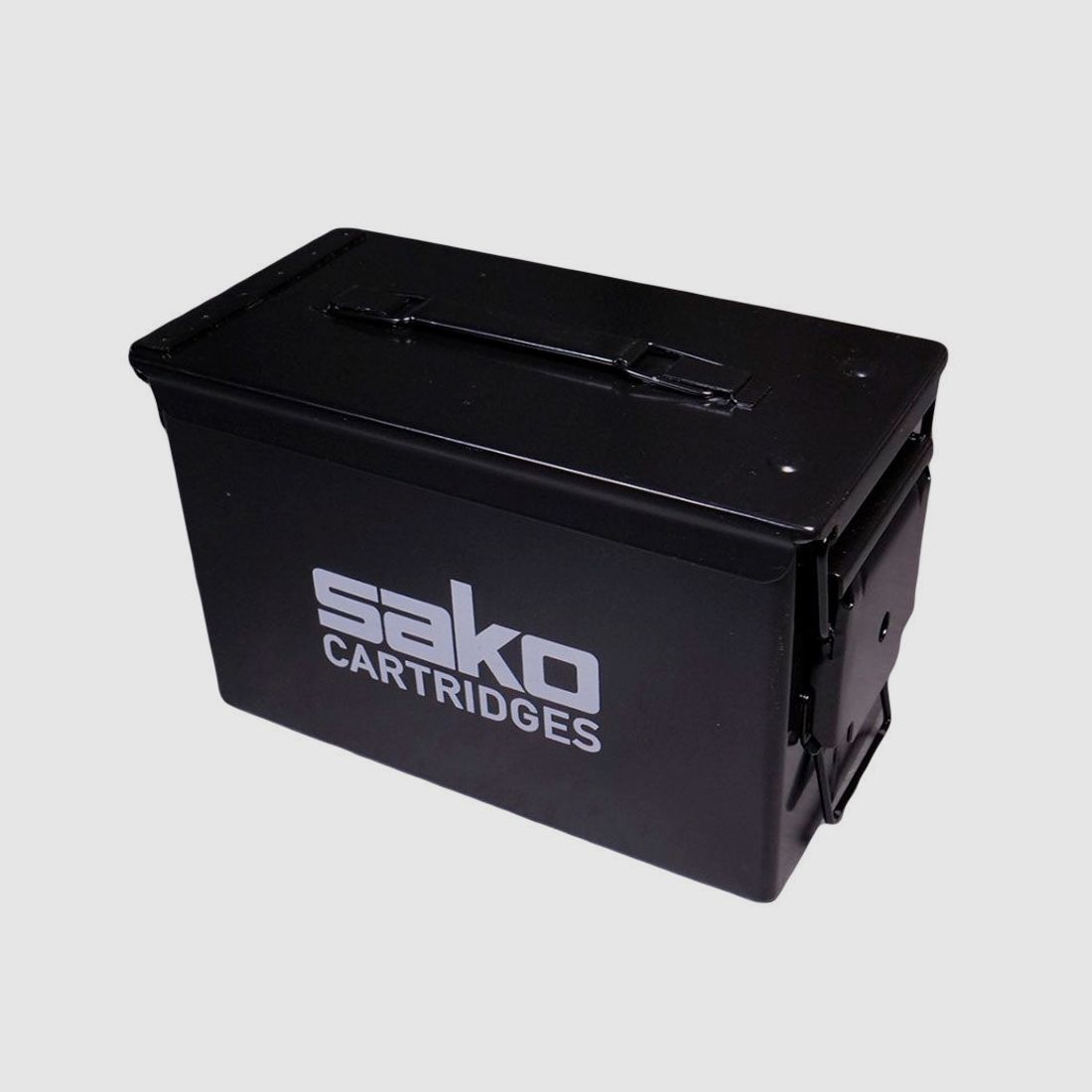 Sako M2A1 schwarze Metallmunitionbox, Bild 1 von 2